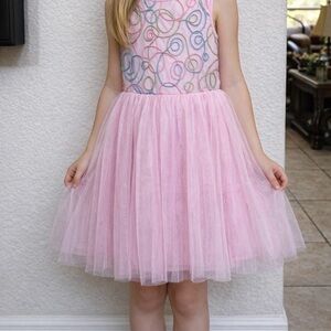 Pippa & Julie Pink Easter Dress. Size 6X